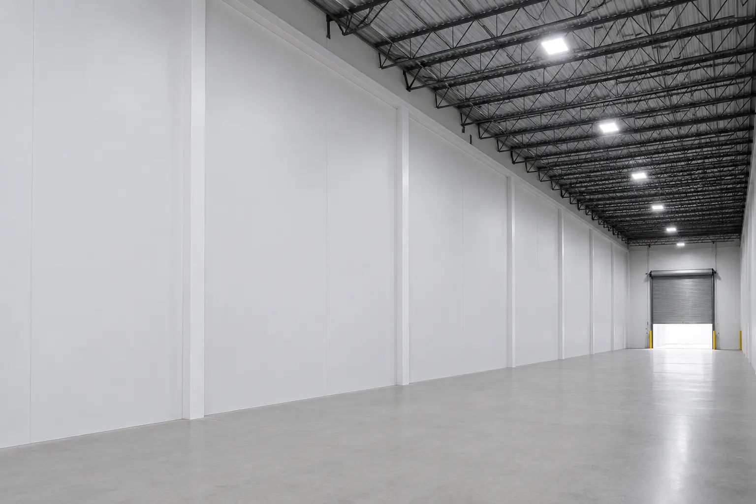 Warehouse after professional commercial repainting in Hawke's Bay