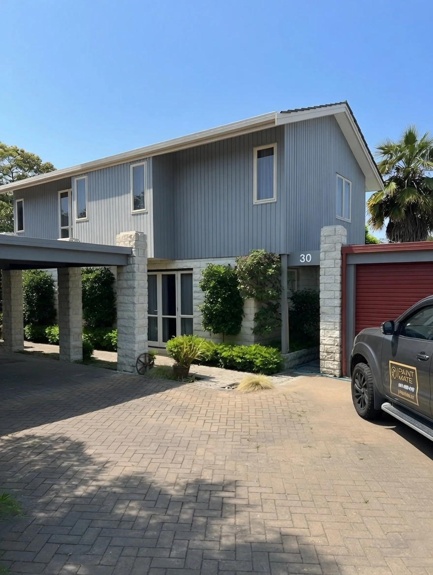 Before exterior painting Napier Hawke's Bay — old tired paint