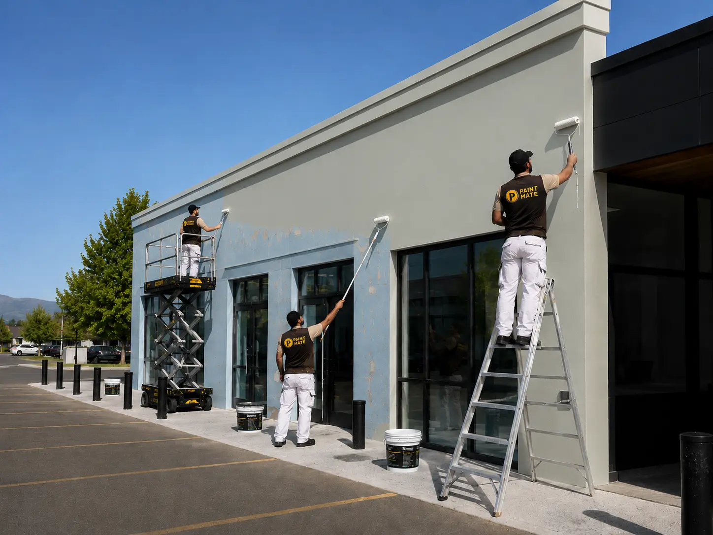 Commercial building painting Havelock North by PaintMate NZ