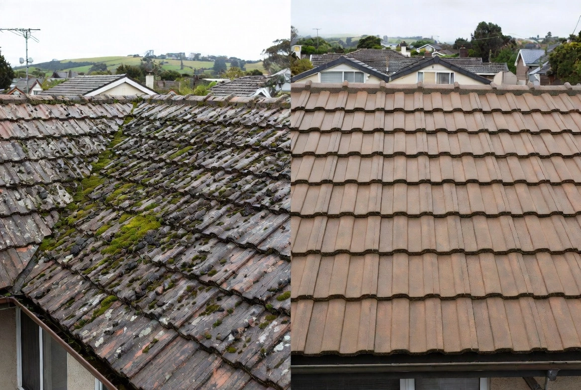 Concrete tile roof painting Napier Hawke's Bay — PaintMate NZ