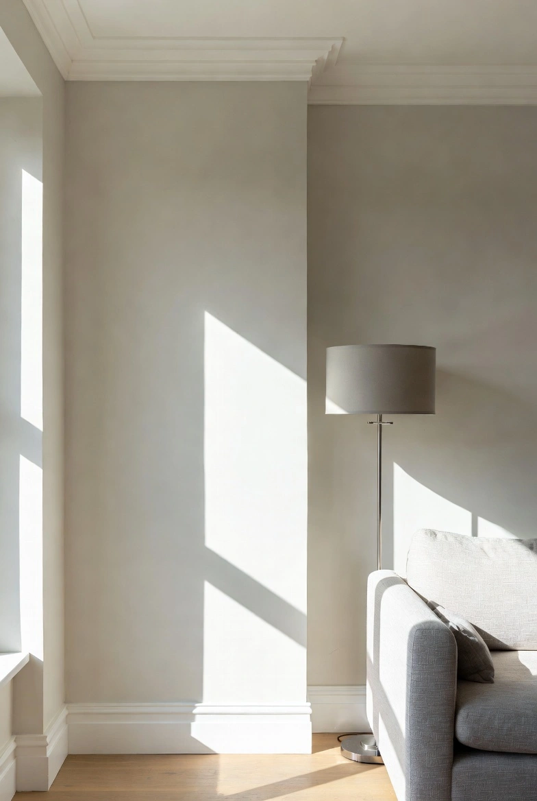 Interior painting before and after Napier living room